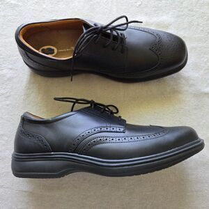 Dr Comfort Dress Shoes 12 XW Wide Wing 8310 Black Leather Lace Up Diabetic
